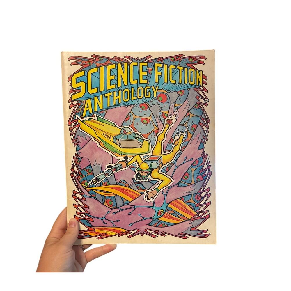 Vintage 1974 Sci-Fi Anthology Coloring Book – Troubador Press - Rare